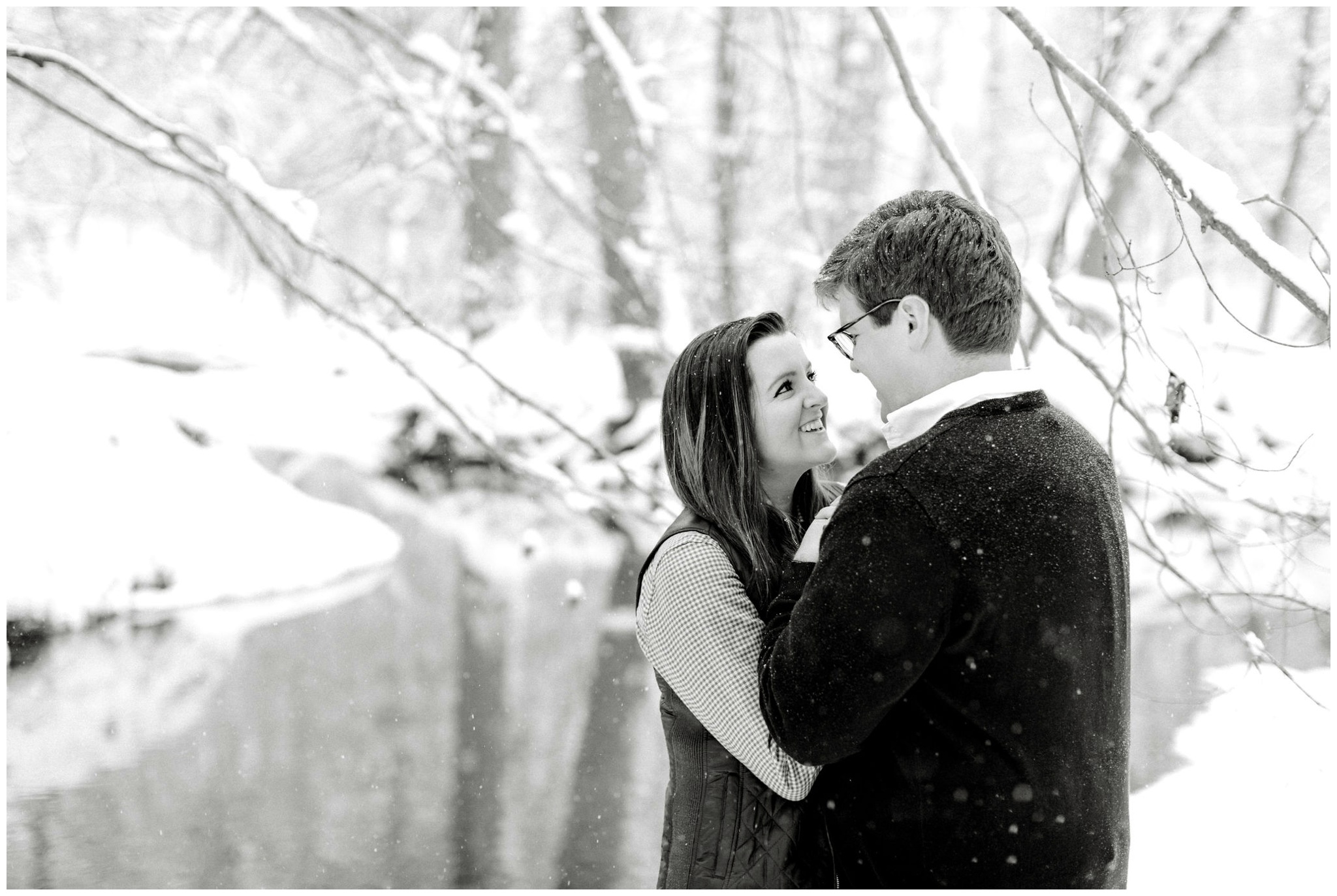 snowy engagement session, maryland engagement session, maryland engagement photographer, maryland engagement photos