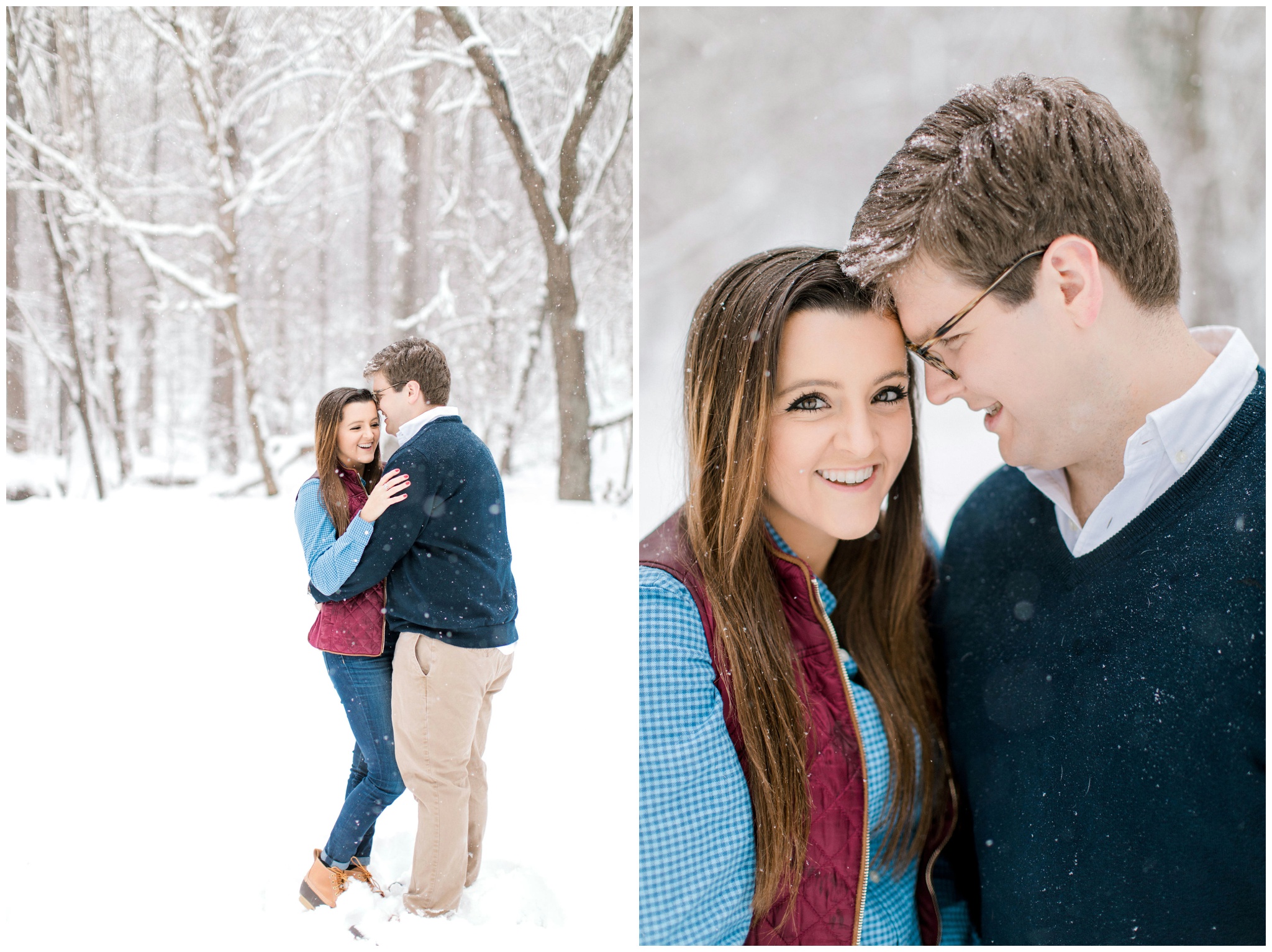 snowy engagement session, maryland engagement session, maryland engagement photographer, maryland engagement photos