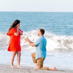 bethany beach proposal photographer