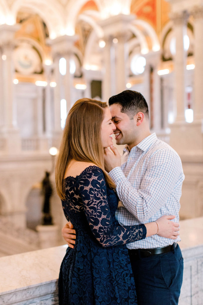 Library of Congress Indoor Engagement Photos