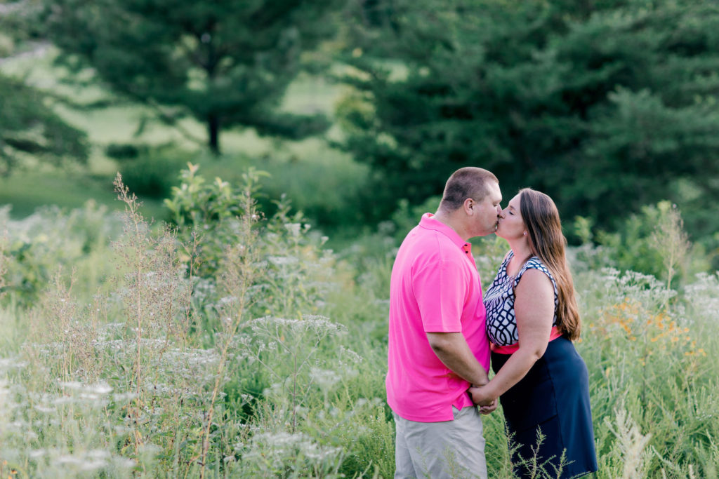 cute couple at meadowlark in vienna, va