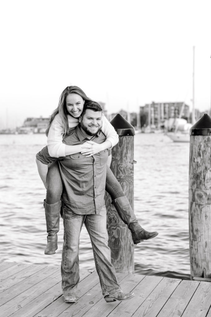 Annapolis Waterfront Engagement Photography by DC Wedding Photographer Nikki Schell
