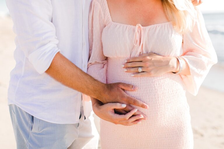 Dewey Beach Maternity Photography | Sunrise Session on the Delaware Shore